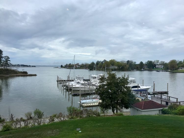 View from the Tides Inn on Carters Creek Irvington VA