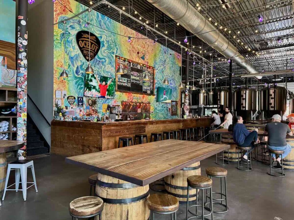 Interior at Ocelot Brewing Company in Sterling VA on the LoCo Ale Trail