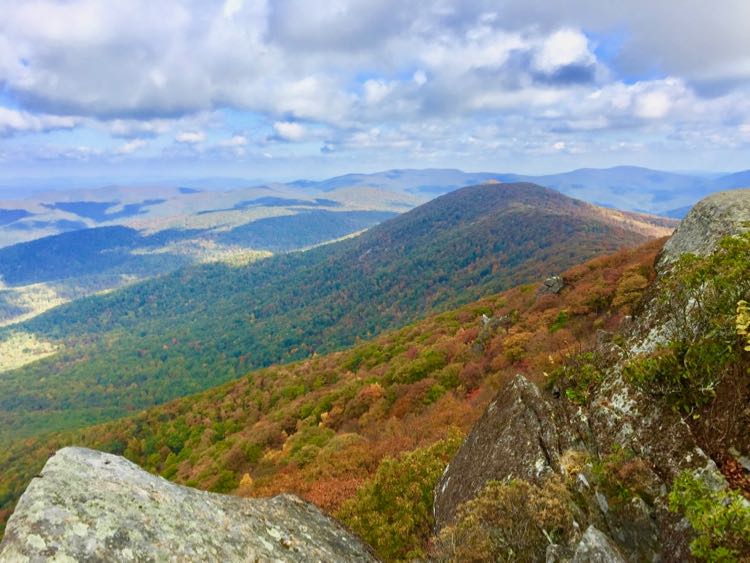 Mid-October foliage in Shenandoah National Park