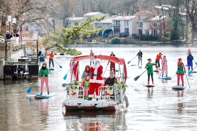 Jingle on Lake Anne, photo by Charlotte Geary Photography