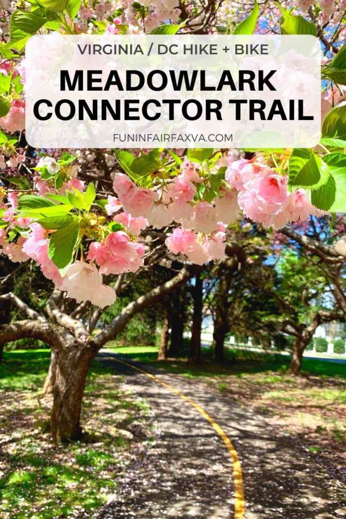 The NOVA Parks connector provides safe and scenic access to Meadowlark Gardens from the the W&OD on a paved 1.25 mile bike-friendly trail. #Virginia #bike #hike