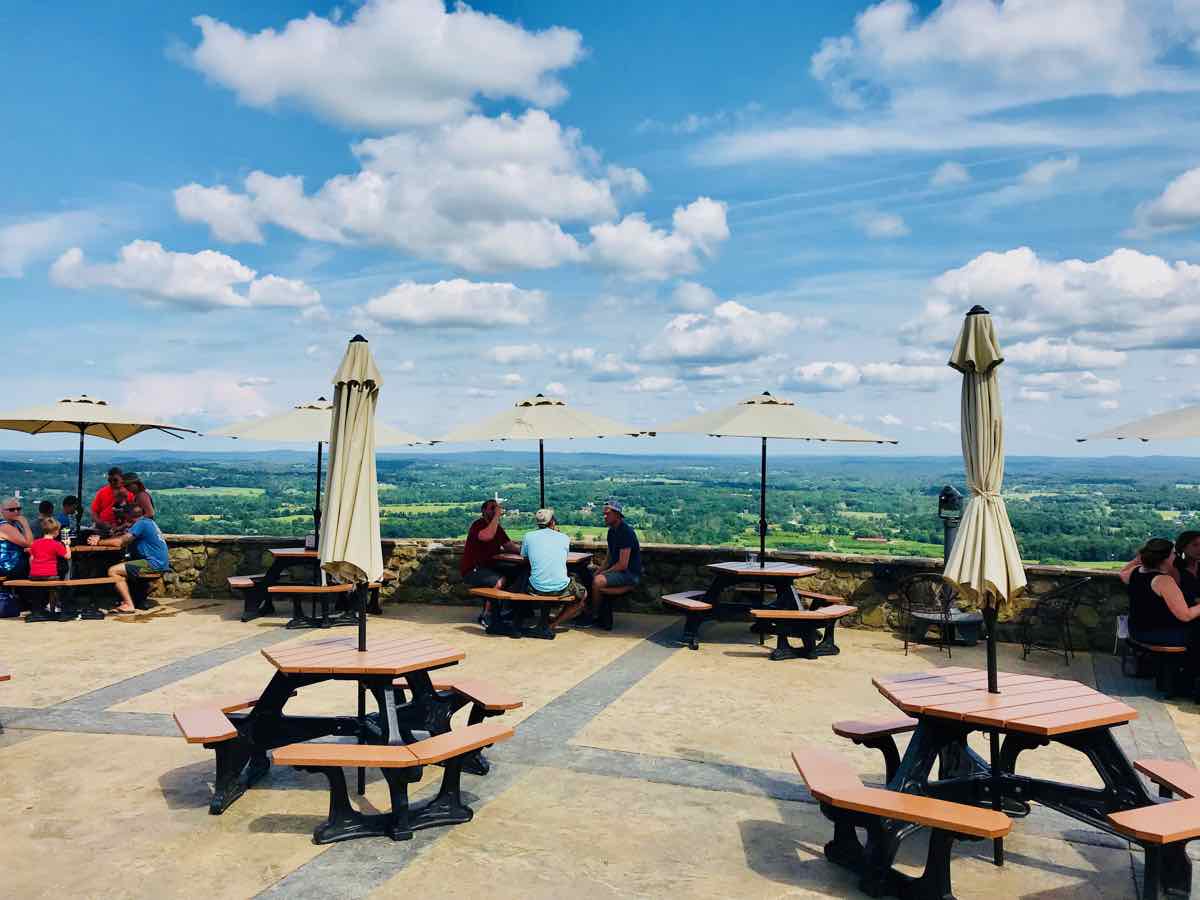 Dirt Farm Brewing Patio in Bluemont Virginia