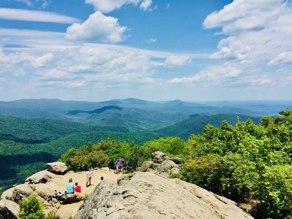 Stunning Blue Ridge Summer Views on Marys Rock Shenandoah National Park