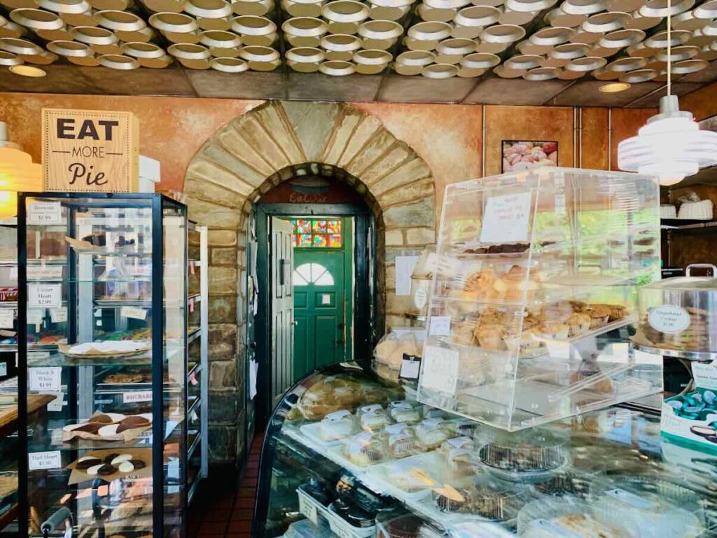 Interior of Moms Apple Pie in Leesburg, one of the Best Pie Shops in Northern Virginia
