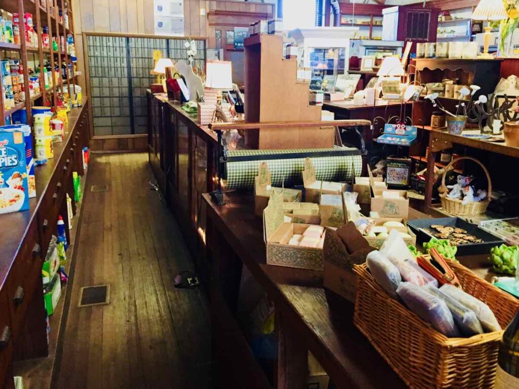 Interior of the Philomont General Store which has operated on the Snickersville Turnpike since 1913.