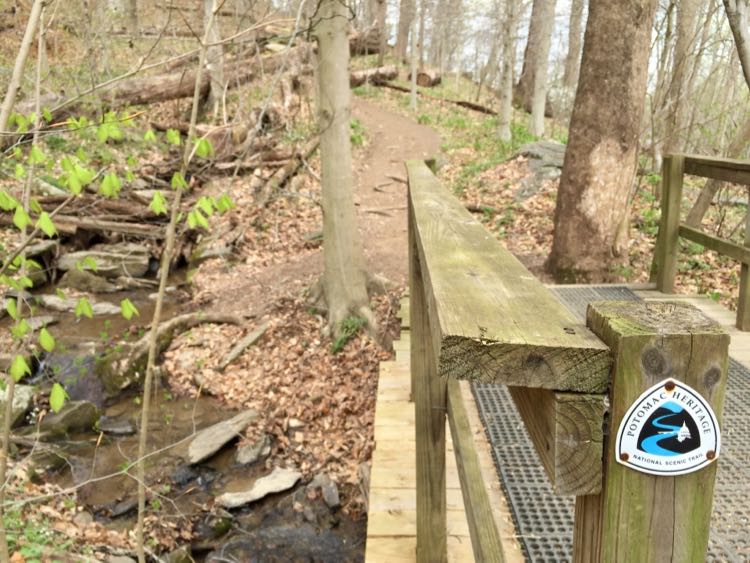 Potomac Heritage Trail at Riverbend Park in Northern Virginia