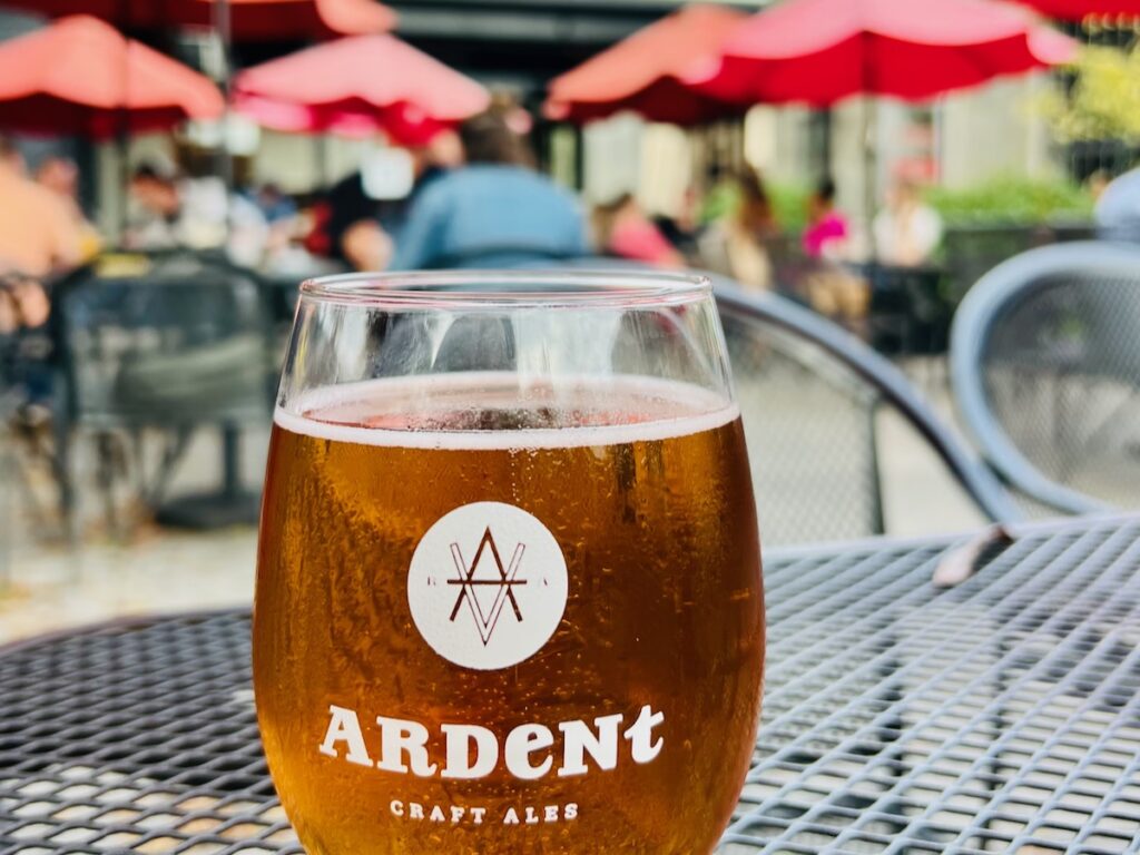 Delicious Sweet Potato and Sage Beer at Ardent Craft Brewing in Richmond VA