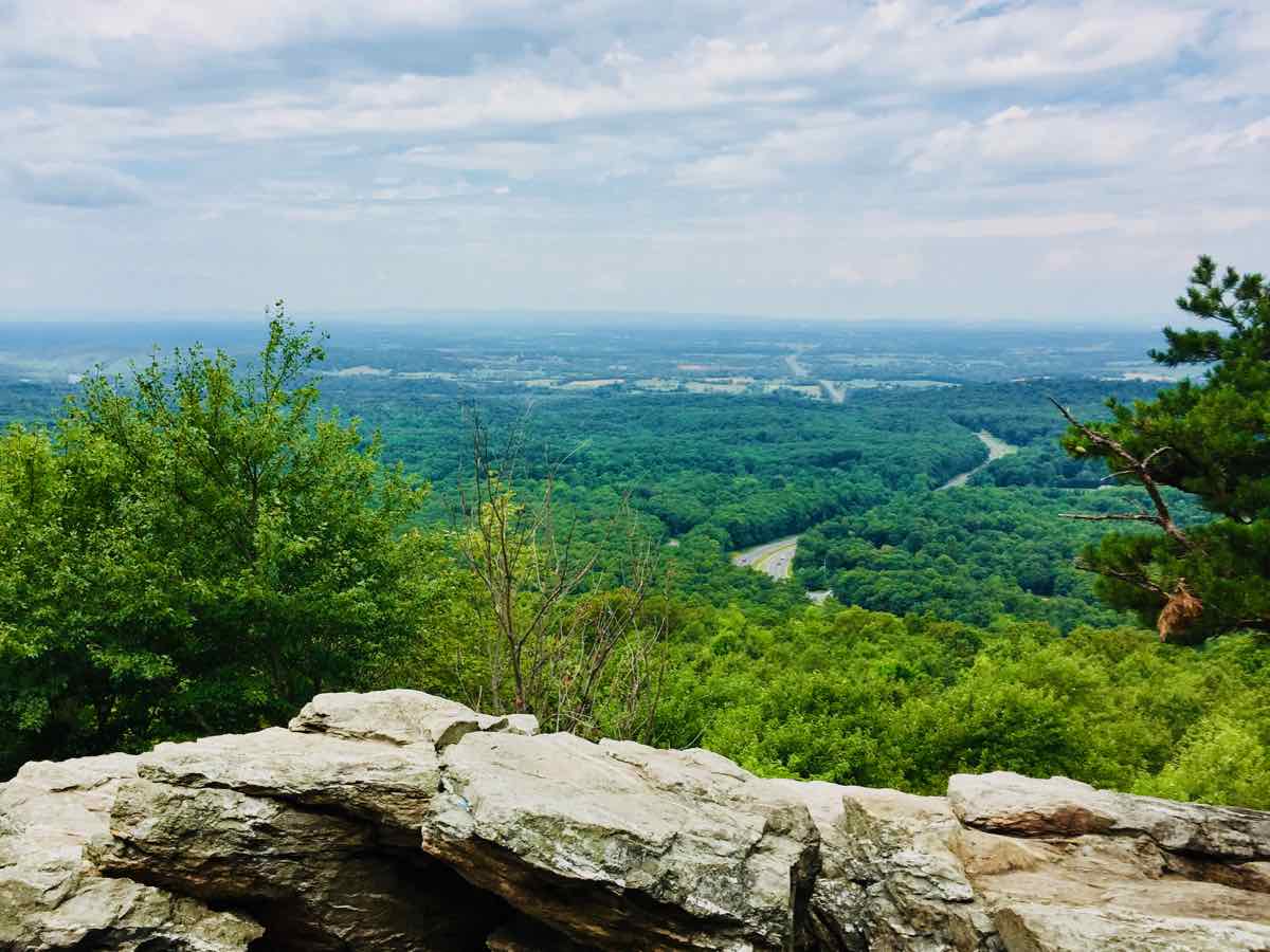 View from Bears Den Overlook, One of the Best Hikes in Northern Virginia