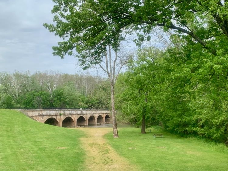 Monocacy Aqueduct and picnic area