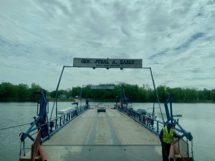 Cross the Potomac on Whites Ferry