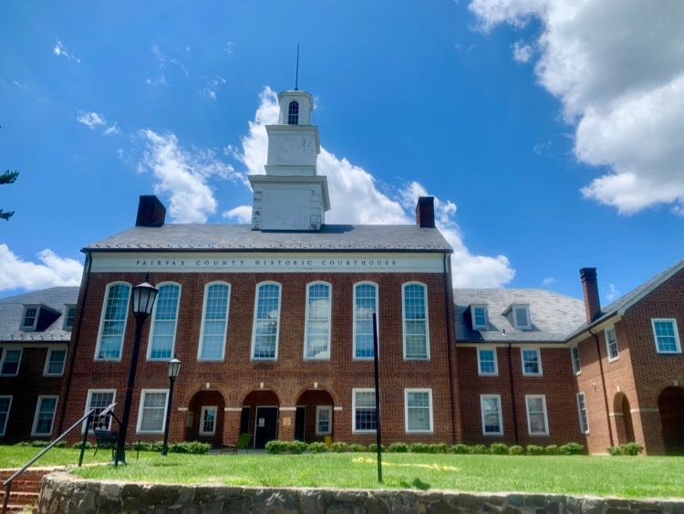 Fairfax VA historic courthouse