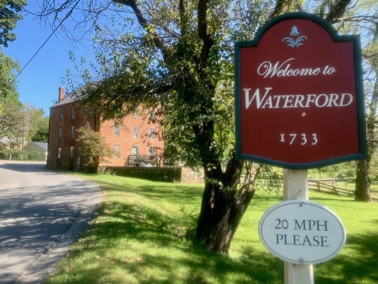 Entering Waterford Virginia