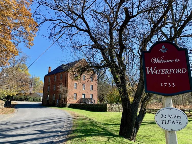 Waterford is one of the historic Virginia small towns near DC