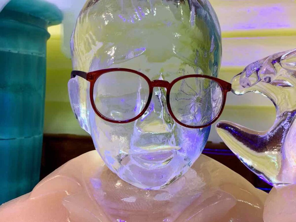 Ralphie and his broken glasses at ICE! 2022 A Christmas Story
