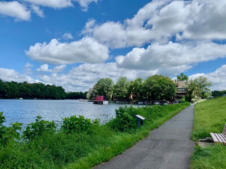 Lake Thoreau lakefront in Reston VA