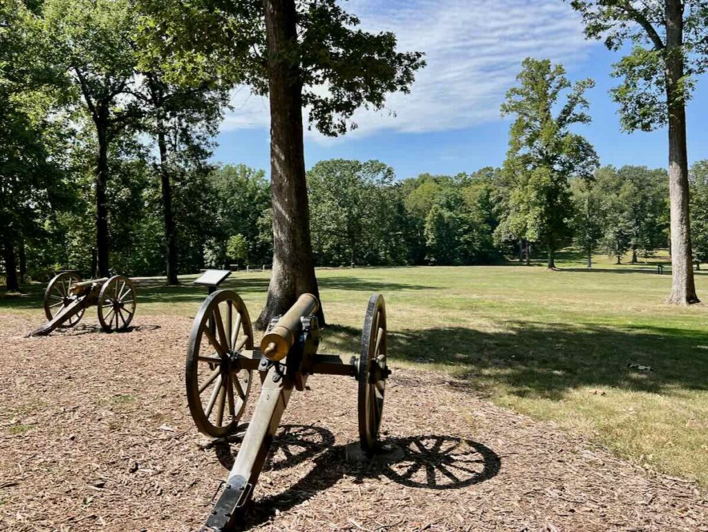 Balls Bluff Battlefield Park Cannon Leesburg VA