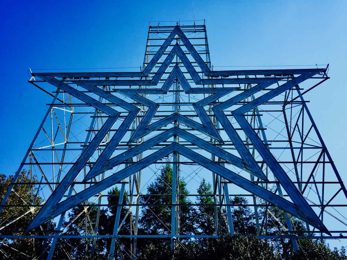 The Mill Mountain Star in Roanoke Virginia