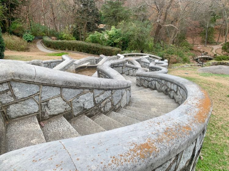 Stairs to the Maymont gardens in Richmond