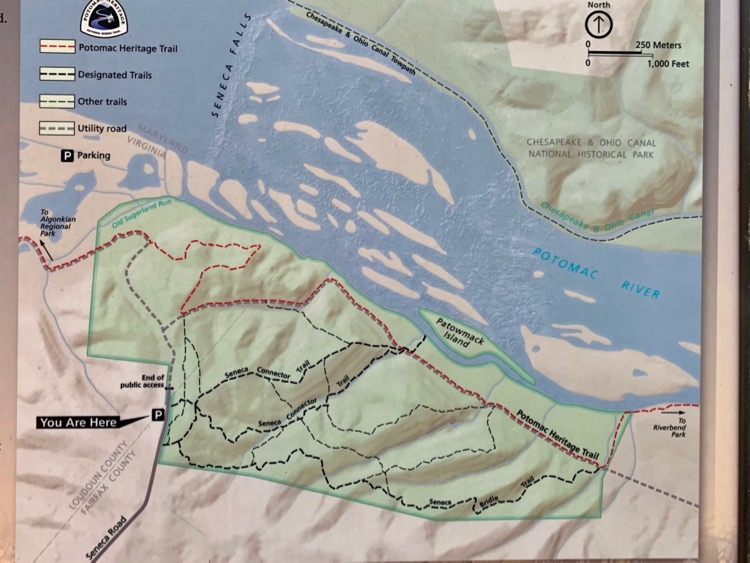 Seneca Regional Park trail map