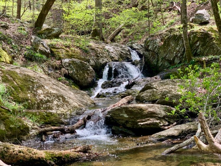 Waterfall near Cool Spring Battlefield