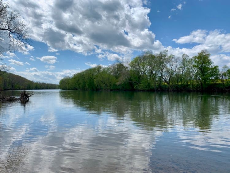 View of the Shenandoah River at Cool Spring