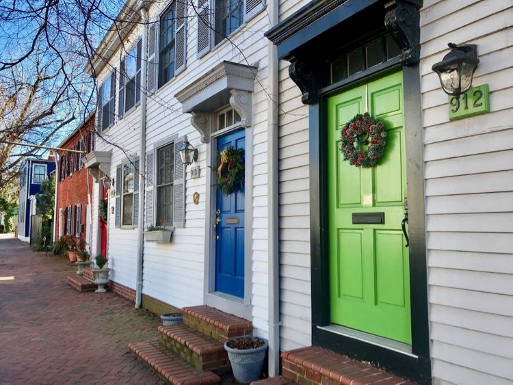 Colorful doorways in Old Town