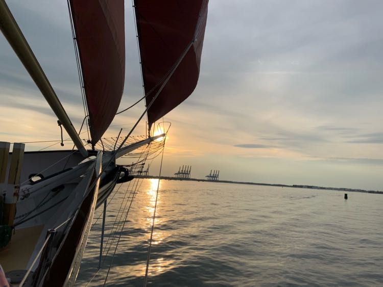 American Rover sunset sail