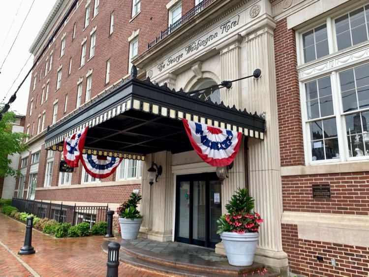 The George Washington Hotel in Winchester Virginia