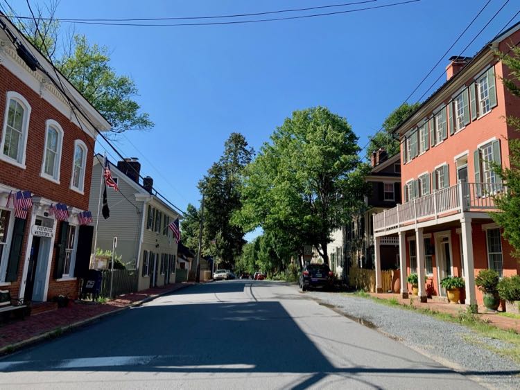 Main Street in historic Waterford Virginia