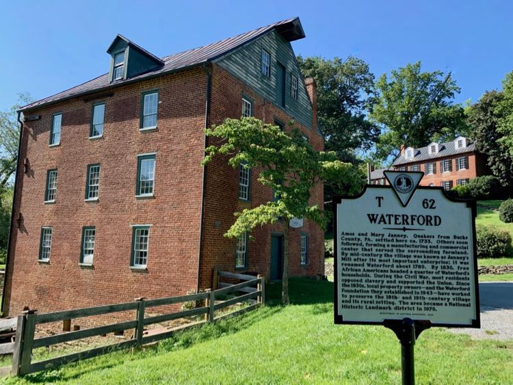 The old Mill in historic Waterford VA