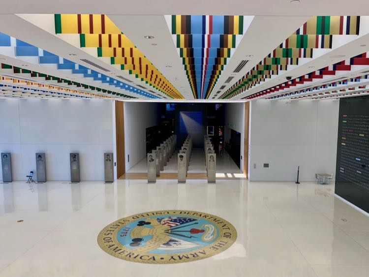 US Army Museum lobby