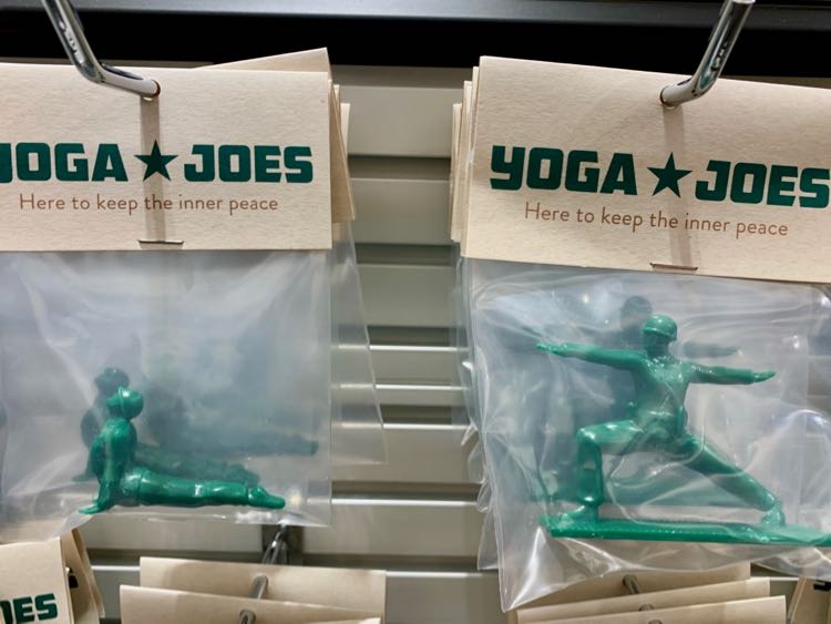 Yoga Joes at the US Army Museum in Northern Virginia