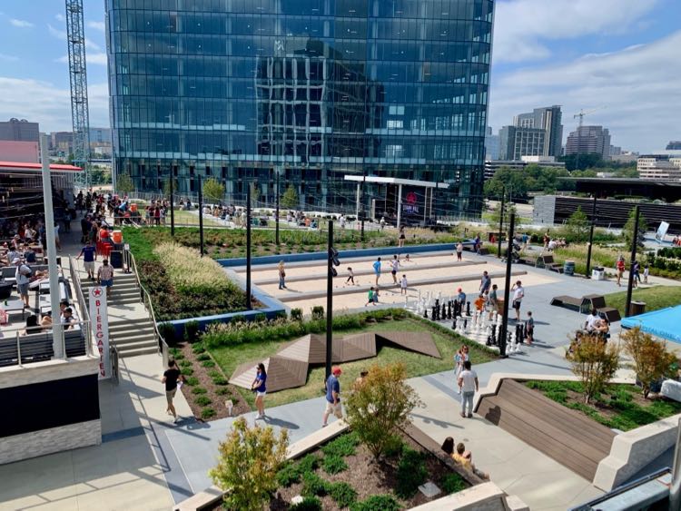 The Perch at Capital One Center is one of the newest urban plazas in Northern Virginia