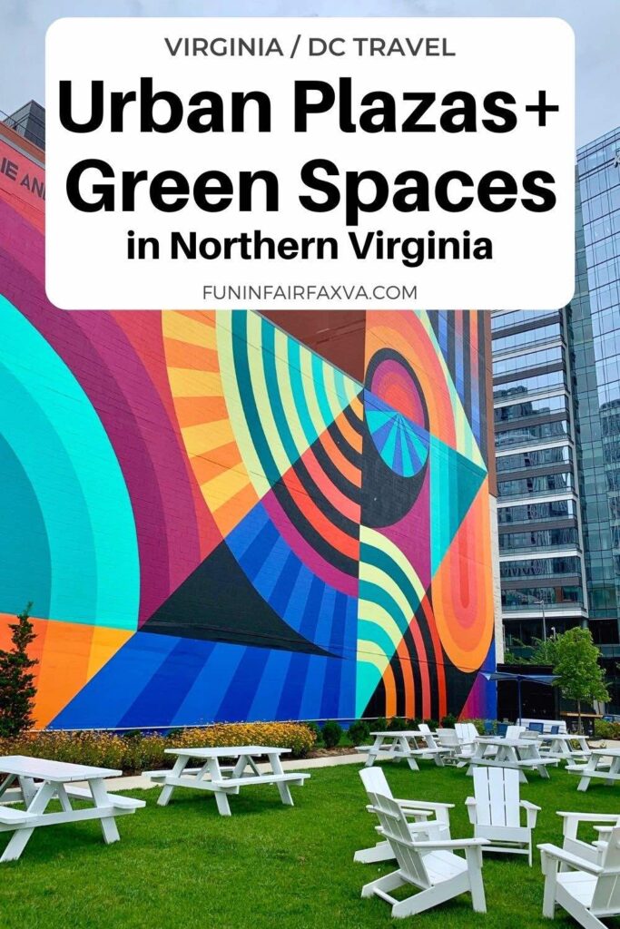 10 awesome urban plazas and green spaces in Northern Virginia where families, couples, and friends can picnic, relax, and play. 