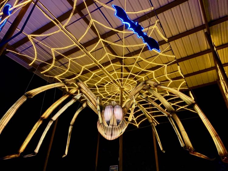 Giant spider at Luminocity Festival