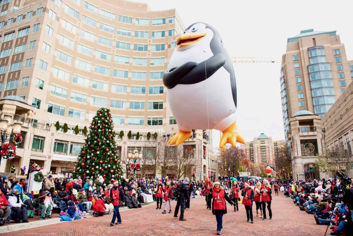 Reston Town Center Holidays Are Here Parade float