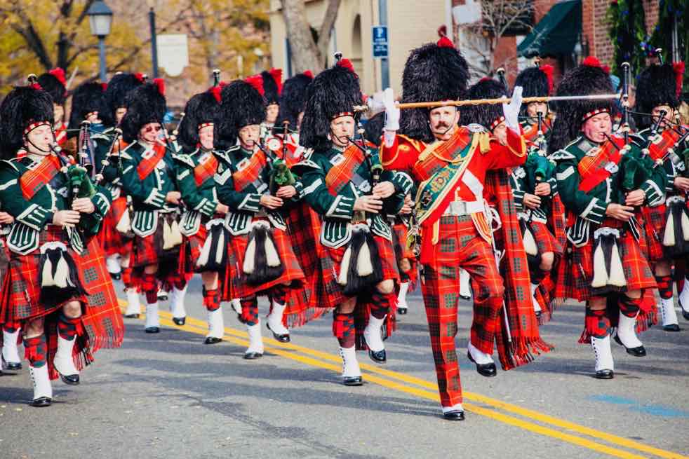 Scottish Walk Weekend Parade Photo by Visit Alexandria