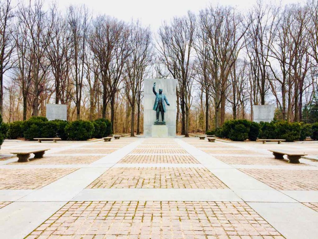 Theodore Roosevelt Island in Winter