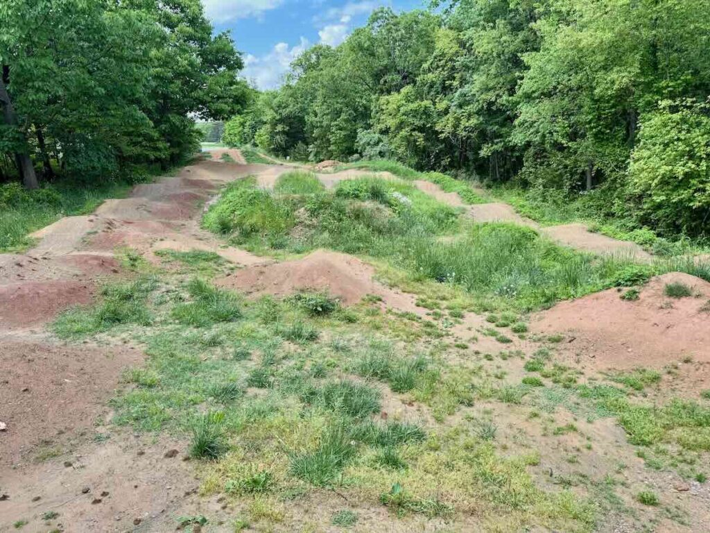 Pump Track at Lake Fairfax Park in Reston Virginia