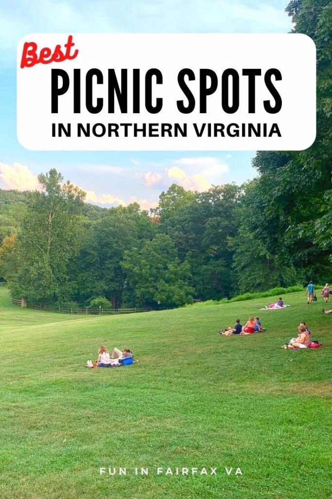 Here are 25 perfect picnic spots in Northern Virginia for large group gatherings, family fun, and romantic outings at parks and towns near Washington DC.