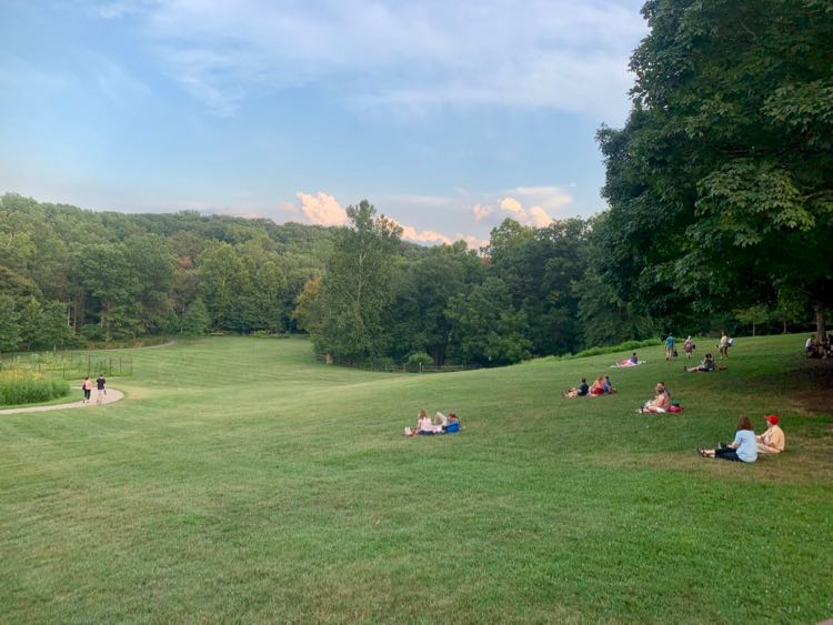 Picnic on the lawn or on more than 150 picnic tables at Wolf Trap National Park