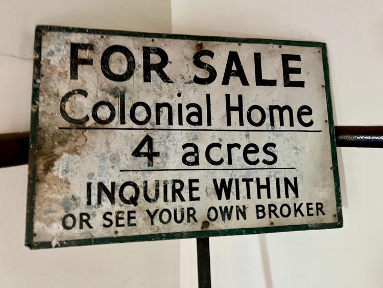 Dodona Manor For Sale Sign