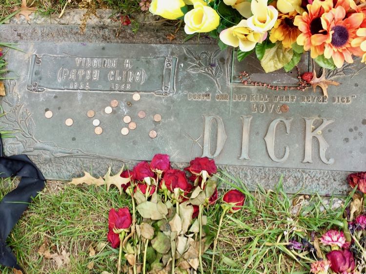 Patsy Cline grave in Winchester Virginia