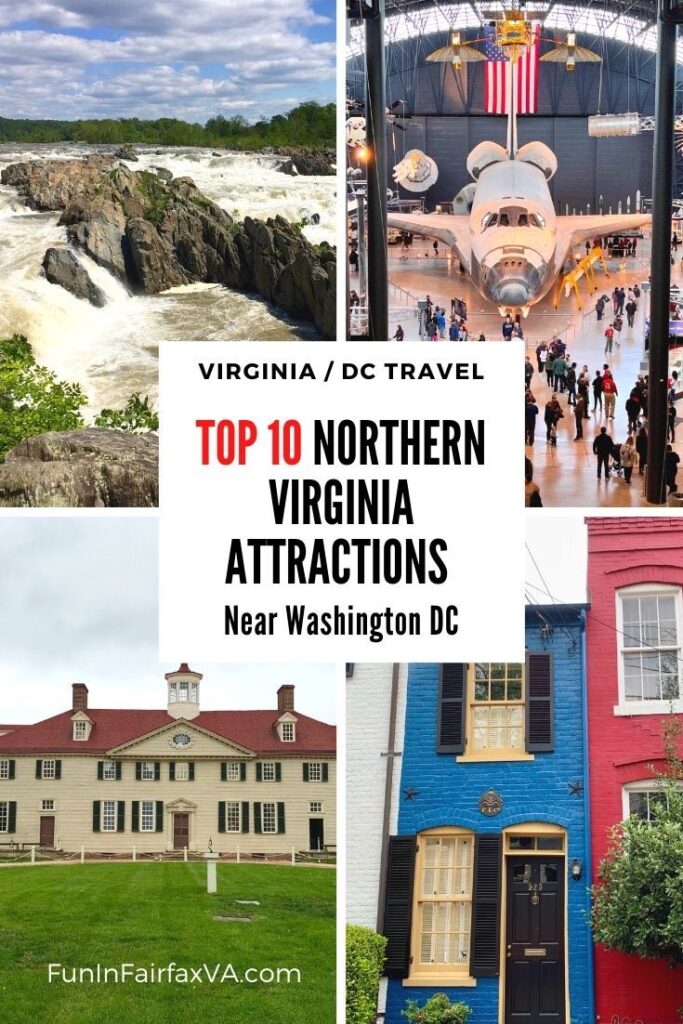The top 10 must-visit Northern Virginia attractions for residents and visitors to the Washington DC region are packed with scenic beauty and fascinating history.