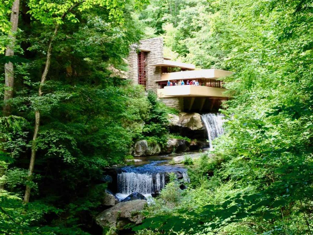 Frank Lloyd Wrights Fallingwater in Laurel Highlands Pennsylvania