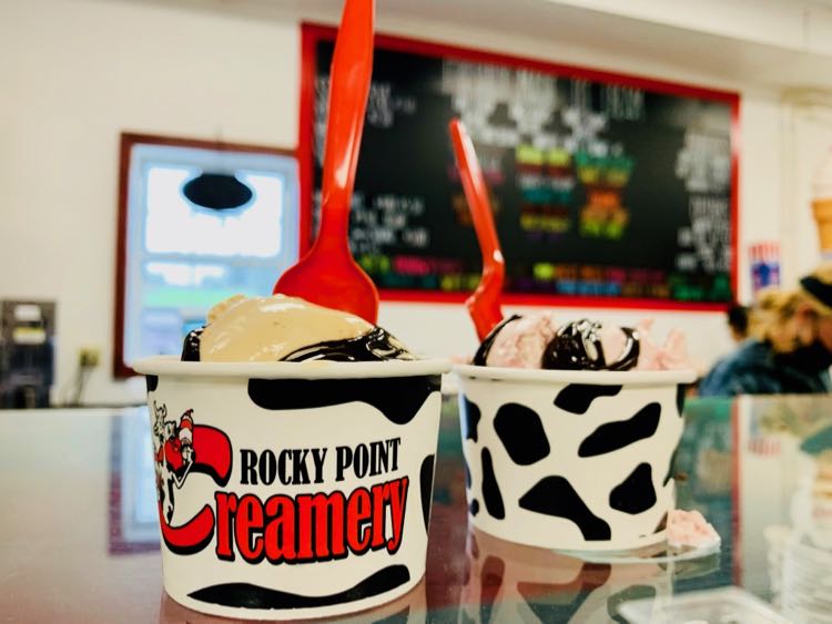 Rocky Point Creamery ice cream shop in Tuscarora Maryland