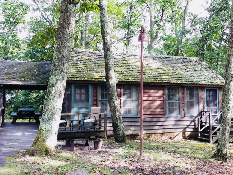 Lewis  Mountain Cabins in Shenandoah National Park Virginia