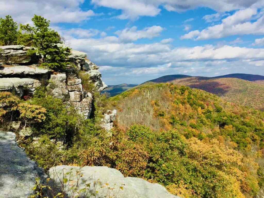 Big Schloss Summit with  Fall Foliage