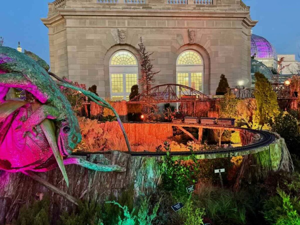 US Botanic Garden Holiday Trains in Washington DC