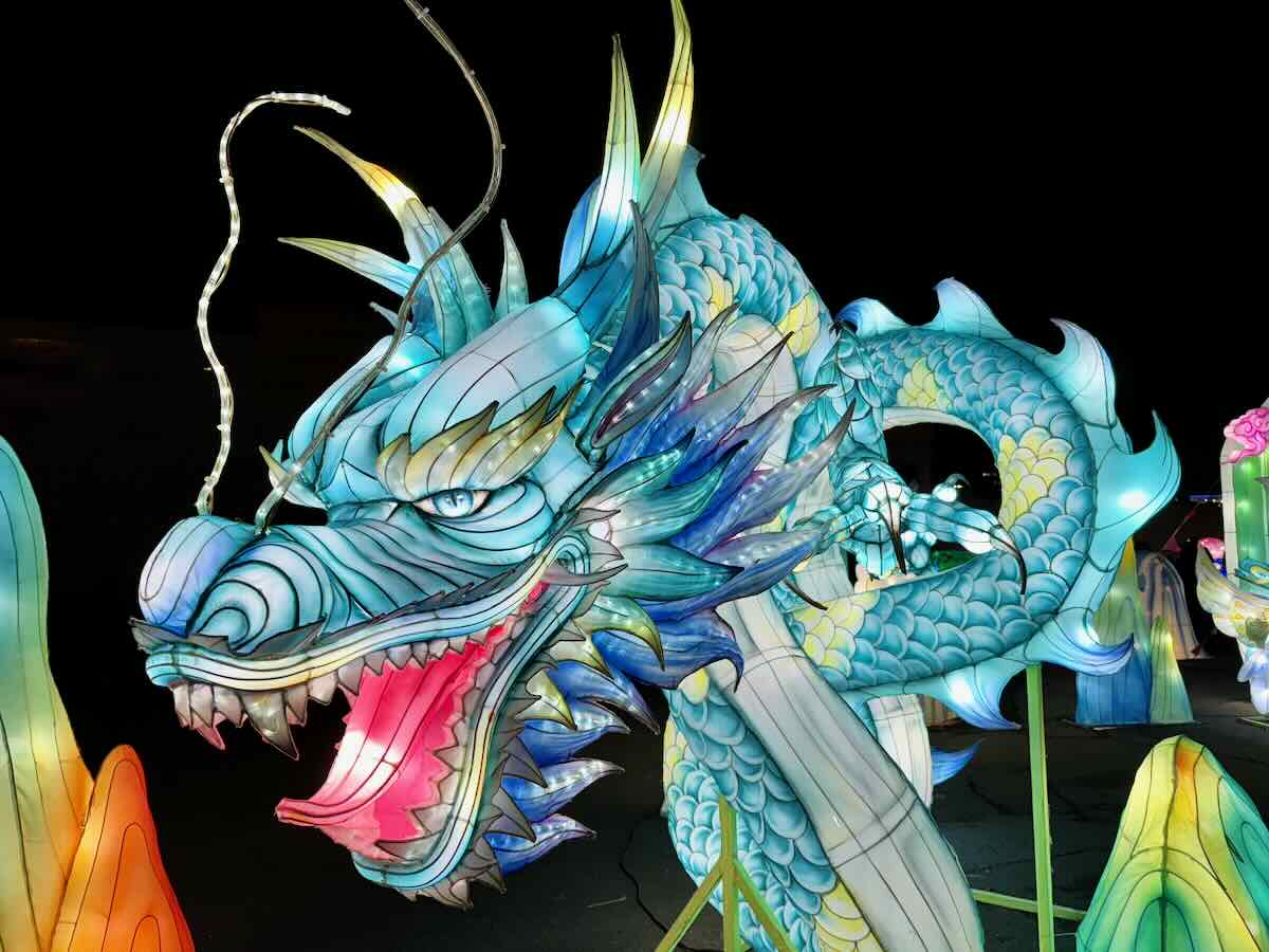 2023 DC Lantern Festival Dragon in Tysons Virginia